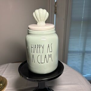 Rae Dunn Happy as a Clam small canister